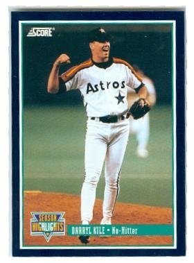 Darryl Kile baseball card (Houston Astros Pitcher) 1994 Score #630 No Hitter