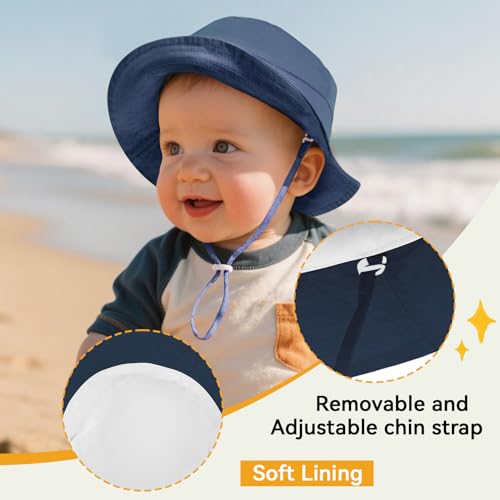 Image of Durio Soft Warm Knitted Baby Hats Caps Cute Cozy Chunky Winter Infant Toddler Baby Beanies for Boys Girls