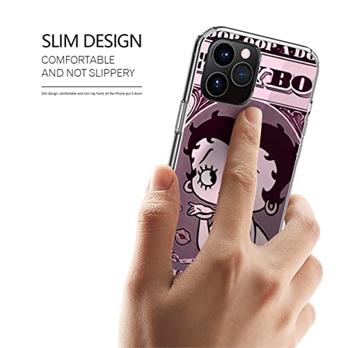 Phone Case Betty Waterproof Boop Cover Accessories Compatible With Iphone 14 13 Pro Max Mini 12 11 X Xs Xr 8 7 6 6S Plus Galaxy Note S9 S10 S20 S21 Ultra Transparent #TOP1