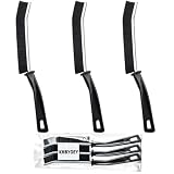 XMBYGEY Premium Hartborsten Ecken- & Fugenreinigungsbürste – 3er Set (Schwarz), multifunktionale Spaltbürste für präzise Reinigung