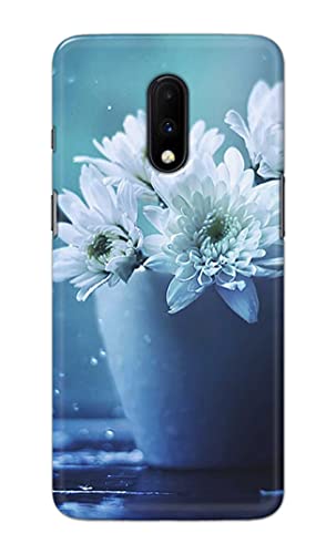 Image of PRINTFIDAA Flowers in The Glass On The Table Printed Designer Hard Back Case Cover for OnePlus 6T / OnePlus 7 -(SS) MVN1002