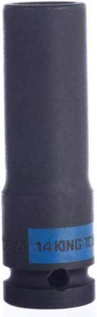 King Tony 443514M Impact Deep Socket, 14 mm, 1/2-inch