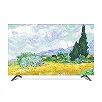 Beschermhoes Voor Televisie, TV-Cover, TV-Stofkap, Desktop/Hangend/Gebogen Universeel, Satijnachtige Stof, Ademend, 24''-85'' TV, Binnen, 3 Stijlen ( Color : B, Size : 47