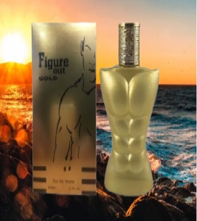 Figure out Gold 100ml EDT Parfum for Men Eau de toilette Perfume Spray Aftershave Fragrance Gift For Him English Smell Paris by Modaleo Collecions