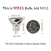 SANSUN 3W MR11 LED Landscape Light Bulbs, Low Voltage 12V 20W Halogen Replacement for Outdoor Landscape Spotlight and Indoor Track Light, GU4 Bi-Pin Base, Soft White 3000K, Non-Dimmable, (Pack of 12)