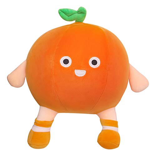 Cute Big Soft Plush Toys Fruit Orange Stuffed Animals Toy Pillow Cushion Doll, Orange Fruit Plushie Toys Best Birthday Christmas Fiesta Great Gifts for Children Kids Baby Toys (Orange, 33 " /85cm)