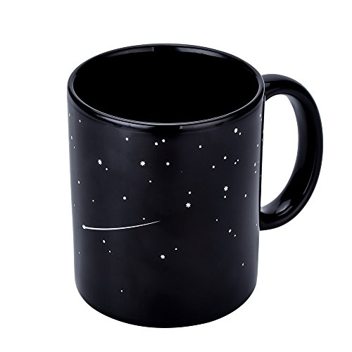 Antner Magic Heat Changing Coffee Mug Solar System Ceramic Heat Sensitive Color Changing Cup,12 Oz #TOP4