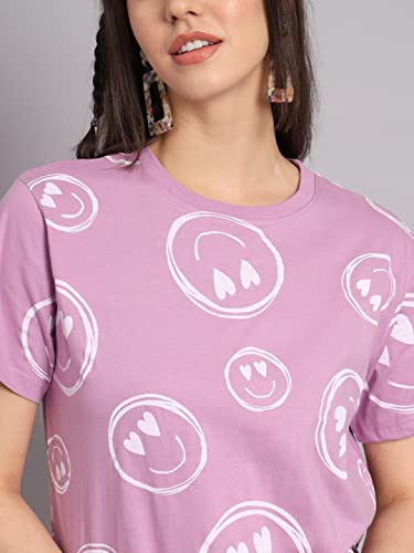 Image of THE DRY STATE Women Cotton Half Sleeve Round Neck Tshirt