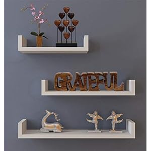 Decozen handcrafted solid wood grateful letters sculpture valentines day gifts for her and him mantel fireplace foyer decor tabletop accent  urban country home decor