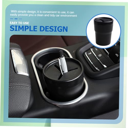 Organizador portavasos para carro negro miniatura 7
