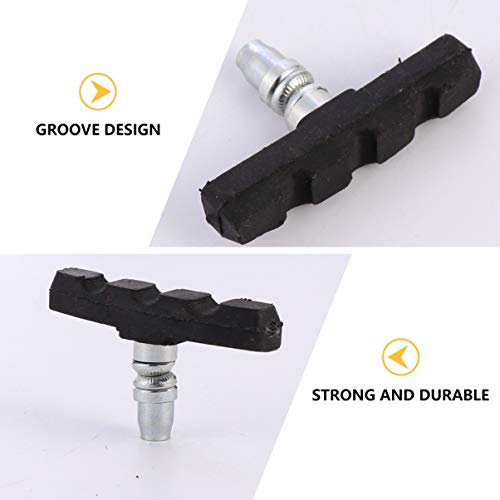 BESPORTBLE Conjunto de 8 peças de pastilhas de freio de bicicleta em V para bicicleta durável para s