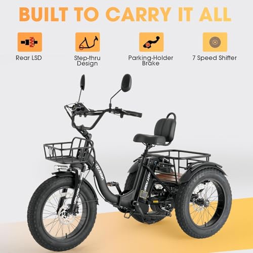 Skeri 750W Folding Electric Tricycle