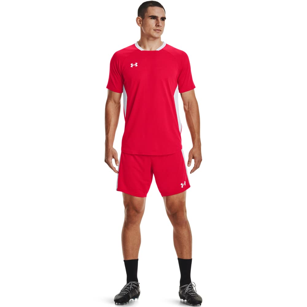 Under Armour Men's Match 2.0 Jersey, Red (600)/White, Medium