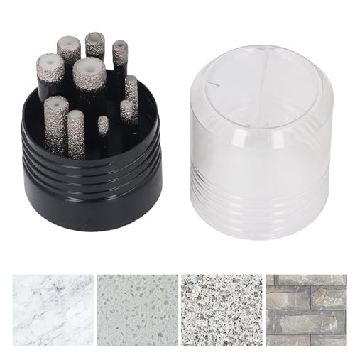 Set de 10 Brocas de Diamante para Taladro con Vástago Hexagonal 1/4" miniatura 2