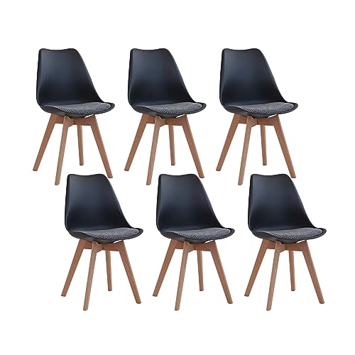 GrandCA HOME Juego de 6 Sillas de Comedor