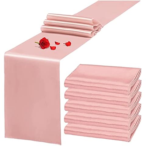 Juego de 5 Caminos de Mesa de Oro Rosa Lumaycens Cover