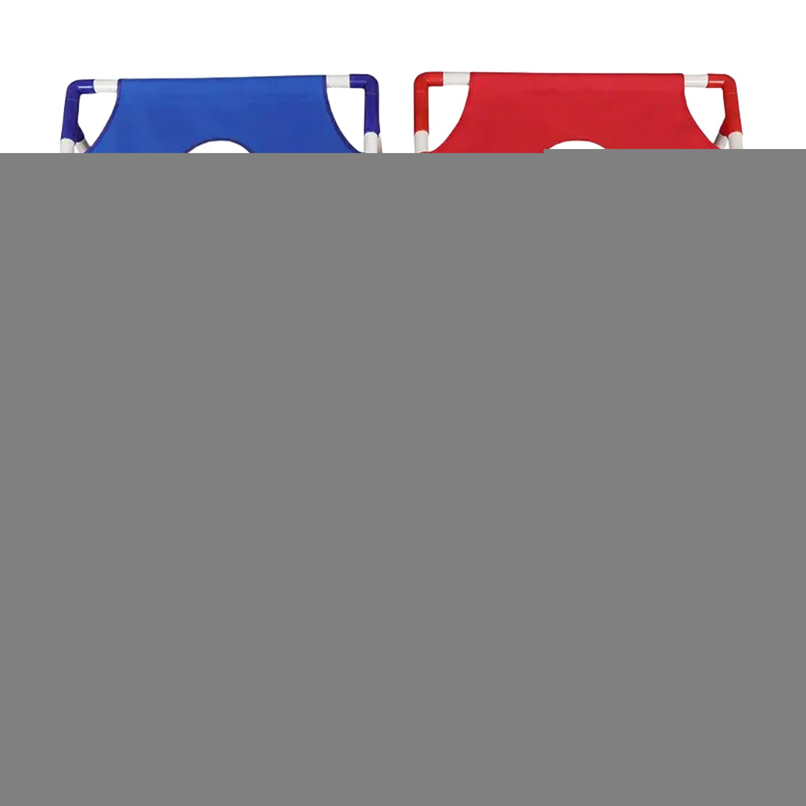 Cornhole-Spiel für den Außenbereich, tragbares Wurfspiel mit 8 Cornhole-Taschen und Tragetasche, PVC-Rahmen für Terrasse, Garten, Rasen, Camping