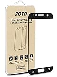 Samsung Galaxy S7 Full Coverage Glass Screen Protector - JOTO Full Screen Tempered Glass Screen Protector Film, Edge to Edge Screen Guard Saver for Samsung Galaxy S7 (1 Pack, Black)