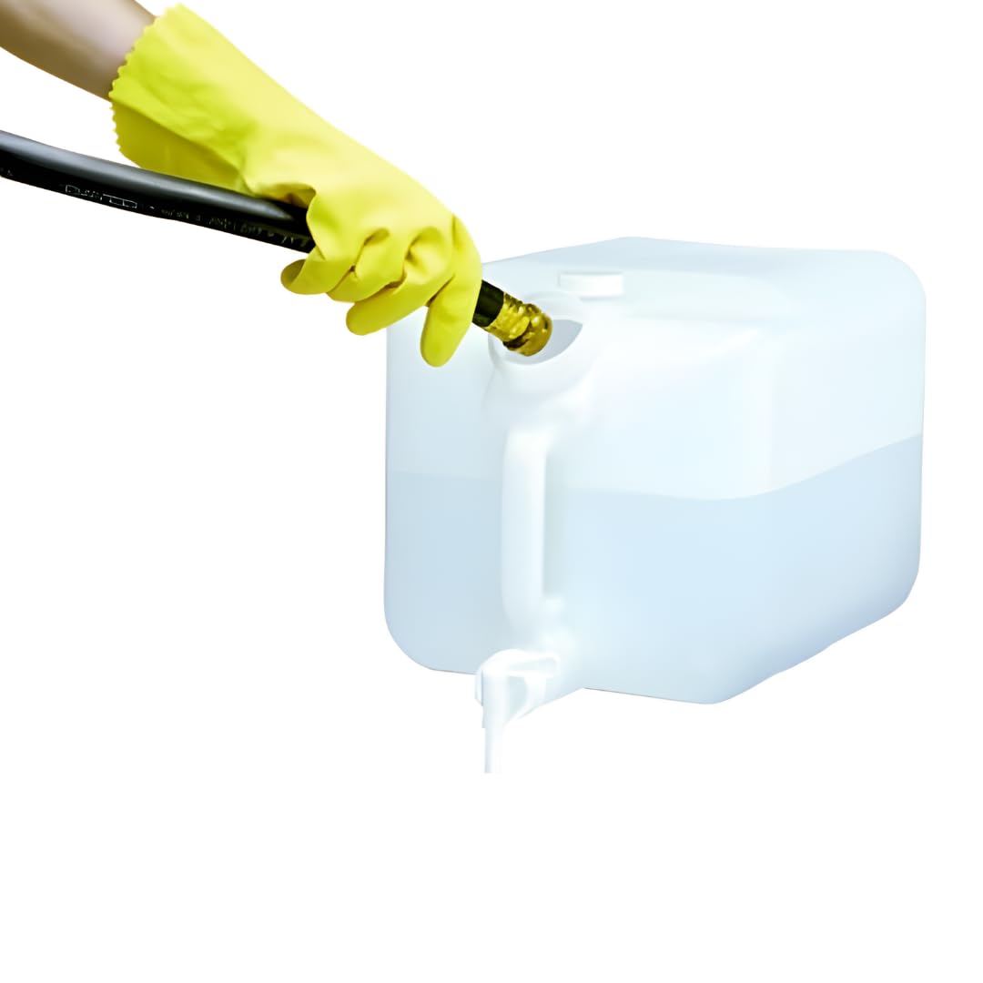Quality Chemical Buddy Jug - 5 Gallon E-Z Fill Container with Faucet Handle for Carry & Transport, Easy to Use Spout for Smooth Dispensing (Pack of 1)