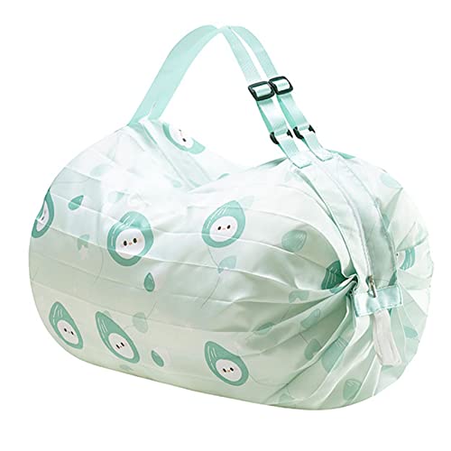 Fenhe Foldable Shopping Bag, Portable Large Capacity Travel Bag Handbag Durable Grocery Bag for Shopping Picnic Cover