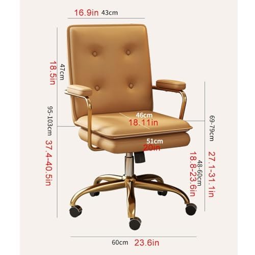 Chaise de bureau exécutive dotée d'un dossier inclinable multiposition