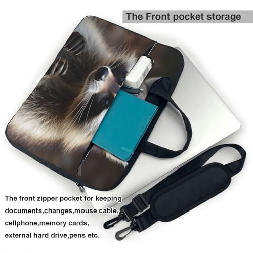 Maletín raccoon para laptop 15.6 pulgadas unisex miniatura 4