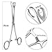 Professional Body Piercing Plier, Body Piercing Pliers Tool, Ear Lip Navel Nose Tongue Septum Sponge Forceps Clamp, 316L Stainless Steel Piercing Plier