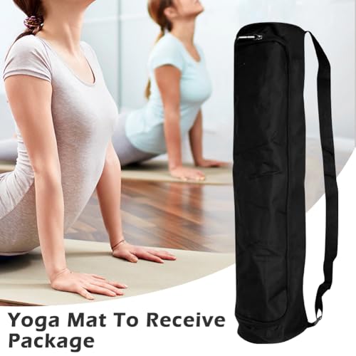 Vornetil Yoga Mat Bag, Full-Zipper Yoga Mat Carrier with Adjustable Strap, Waterproof Stylish & Functional Fitness Mats Holder for Class Travel, Exercise Storage Carrier Bag for Women & Men - Thumbnail 3