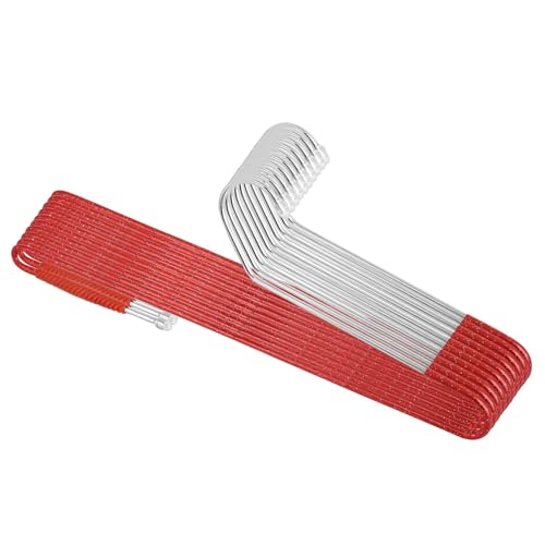 Image of ROLLYWARE Saree Hanger- India's First Unique Design with Lower Band Lock - Premium Stainless Steel Hangers for Sarees, Pants, Scarfs & Other Clothes (15 Pieces)
