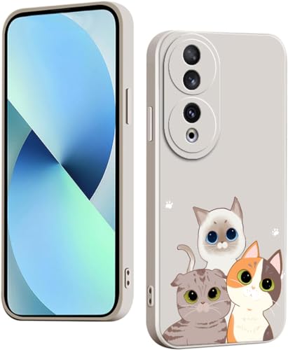 WOKEZ Kattmönster Telefonfodral för Honor 90 - Ultratunn Silikon