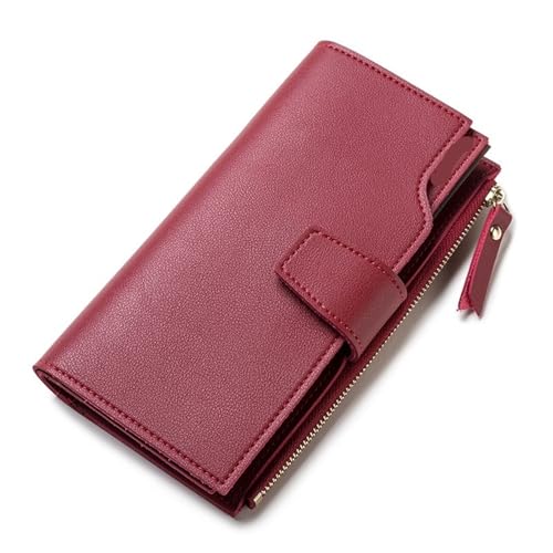 Women's Tri-Fold Zipper Wallet - Slim Large-Capacity Organizer with Secure Closure(#1)2