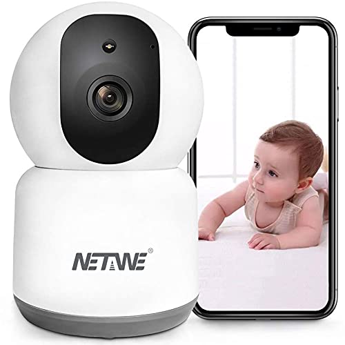 Netwe 4MP Security Camera WiFi IP Camera Dual Band 5Ghz/2.4Ghz Indoor Home Wireless Camera for Dog Pet Baby Nanny…