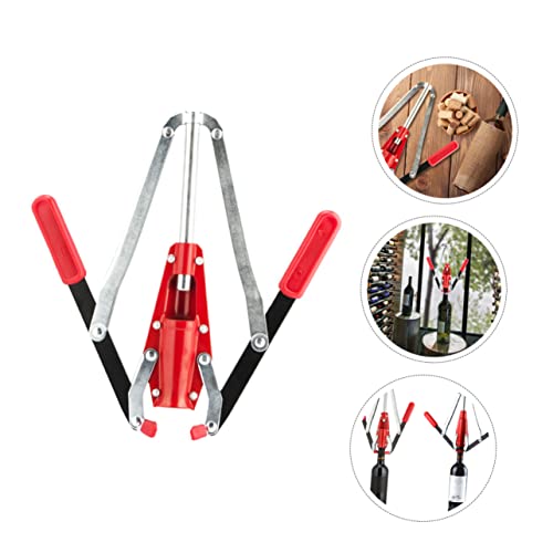 Bouchonneur à levier double PRETYZOOM en métal robuste et poignée ergonomique rouge
