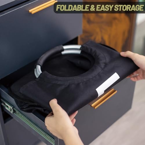 Twira 125L Pro XX-Large Laundry Baskets, Laundry Hamper Stands Up Well, Laundry Bag with Padded Handles, Waterproof Laundry Basket Collapsible, Clothes Hamper for College, Laundry, Bathroom by Twira - Image 2
