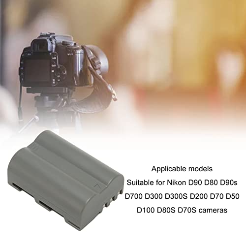 Batería EN-EL3e de 1500mAh para fotografía de viajes y largas sesiones con cámaras D90 y D700 3