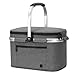 Produktbild ALLCAMP Faltbar Isoliert Kühltasche - Einkaufskorb Thermo Mit Deckel, Abnehmbarer Picknickkorb 2 Personen, Aluminiumrahmen Kühlkorb, Verdicken Thermokorb