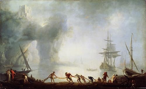 L'aube sur la brume Vernet : Tableau Brumeux Idéal pour Bureau