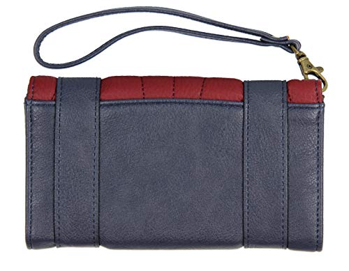 DC Comics Wonder Woman Front Flap Satchel Clutch Wallet with Wrist Strap3