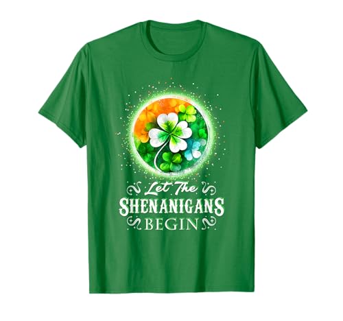 Camisas irlandesas dejan que las travesuras comiencen el día Camiseta