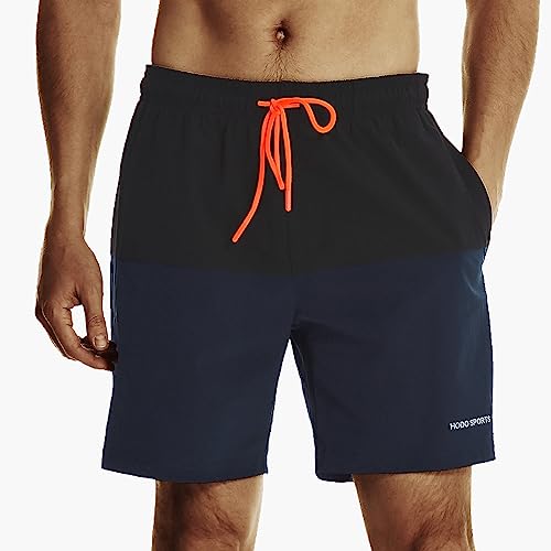 Image of HODOSPORTS Mens Swim Trunks 7 inch Quick-Dry Swim Shorts with Mesh Lining and Pockets