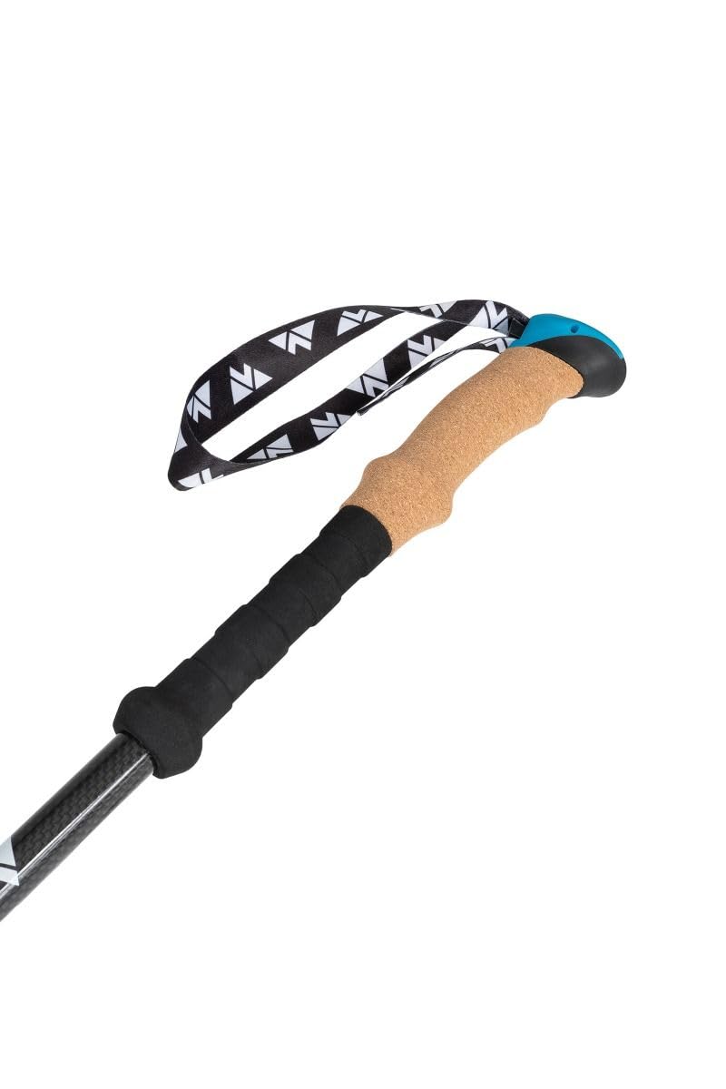 Kije trekkingowe Adventure Carbon - Niebieski