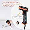 Tera 1D Laser Wired Barcode Scanner Lettore di Codici a Barre USB 2.0 Cablata Palmare Handheld Plug & Play, L5100Y