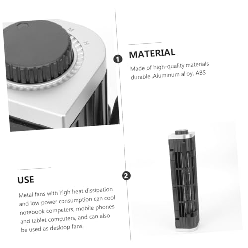 Enfriador portátil USB para laptop Lurrose con ventilador ajustable miniatura 6