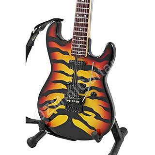Guitare miniature Esp George Lynch Sunburst Tiger - Les Beatles, Paul McCartney, John Lennon, RIngo Starr, George Harrison