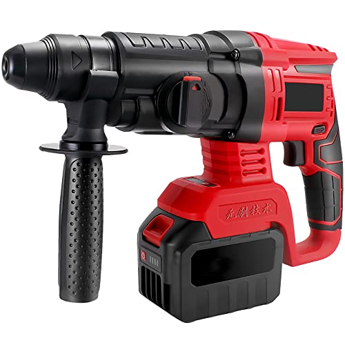 SDS-Bohrhammer 4 Funktionen Mit Vibrationskontrolle Und Sicherheitskupplung, Schwerer Abschlaghammer Für Beton…