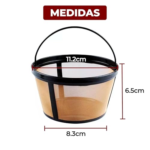 Catálogo para Comprar On-line Filtros de café permanentes los preferidos por los clientes. 14 Filtros de café permanentes marca Mebix TRD (2)