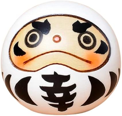 Amazon 卯三郎こけし こけし幸福だるま白 天然木使用 日本製 置物 酒井かんぴょう店 ホーム キッチン 通販