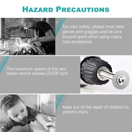Image of DIY Craft Diamond Cutting Wheel Cutting Discs for Rotary Tool Disc Drill Blades and Mandrel for Glass Tile Metal (2)