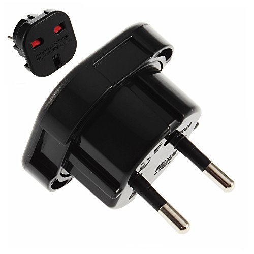 Iraza Universal Adaptador de Enchufe Internacional de Viaje UK US AU a UE Europa Adaptador Enchufe Plug