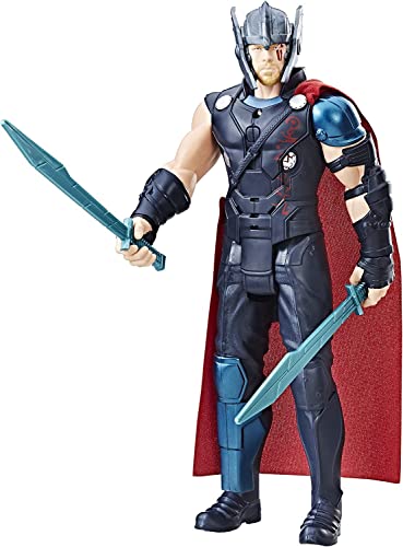 Hasbroseries Ragnarok Electronic Thor 12 Inch Action Figure With Double Swords #TOP3